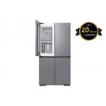 Samsung RF65DG960ESR Frigorifero Side by Side 4 Porte Samsung con Beverage Center Classe E No Frost Inox spazzolato