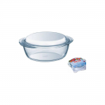 Casseruola D. 18cm Tonda con coperchio Trasparente 207A000 7643 Pyrex