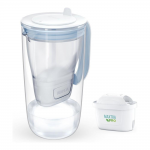 Caraffa filtrante GLASS JUG Kit con 1 filtro Maxtra Pro Trasparente e Bianco Brita 1046673