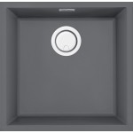 Lavello da Incasso 1 Vasca Integra 102 47.1x50.1 Dark Grey 99 Installazione Bordo Integrato Elleci LKQ10299BIN