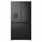 Frigorifero Libera Installazione Side by Side 4 Porte No Frost Tre Zone Dispenser Acqua Classe E Nero Hisense RQ758N4SWFE