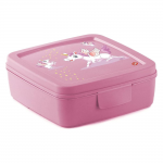 Porta pasto SANDWICH BOX Unicorno Rosa 14,5 x 14,5 x 5,5 cm 500ml 000893 Snips