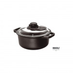 Casseruola D. 20cm INDUCTION Con Coperchio Nero 097IN 20TP Risoli