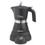 Ariete 1358 Caffettiera Moka Aroma Elettrica Nera 2/4 tazze 400 W