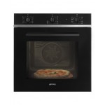 Forno da Incasso Multifunzione Elettrico Termoventilato 60 cm Nero Funzione Pizza Smeg SF64M3PZB