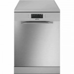 Lavastoviglie Libera installazione 60 cm 14 coperti Classe C Terzo Cesto Acciaio Inox 8 Programmi Smeg LVS342CQSX