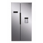 Frigorifero Side by Side 2 Porte No Frost Classe E Altezza 177 cm con Dispenser Acqua Finitura Inox Candy CHSBSO 6174XWD