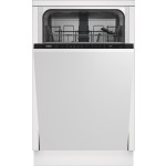 Beko DIS35023 Lavastoviglie da Incasso Scomparsa Totale 45 cm 10 Coperti Classe E