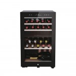 Cantina Vini 42 Bottiglie Classe G Altezza 82 cm 2 zone Temperatura Nera Wine Bank 50 Series 7 Haier HWS42GDAU1