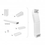 Electrolux M2CKCF01 Kit Accessorio tubazioni per piani aspiranti