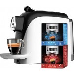 Macchina Caffe' Espresso per Capsule in Alluminio Incluse 32 Capsule Super compatta Serbatoio 500 ml Bialetti Mignon Bianco