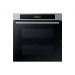 Forno da Incasso Multifunzione Elettrico con Doppia Ventola Finitura Acciaio Inox Dual Cook Flex Serie 4 Samsung NV7B4340UBS