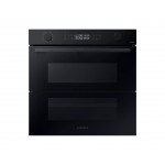 Forno da Incasso Multifunzione Elettrico con Doppia Ventola Finitura Vetro Nero Lucido Dual Cook Flex Serie 4 Samsung NV7B4540VBK