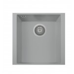 Lavello 1 Vasca Installazione Sottotop Plados Serie One 41-10 ST code N4 NANOSTONE URBAN GREY ON4110ST