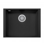 ON5610ST Lavello 1 vasca installazione sottotop Plados Serie One 56-10 ST code 70 ULTRAGRANIT BLACK MATT