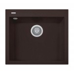 ON6010 Lavello 1 vasca Plados Serie One 60-10 code 64 ULTRAMETAL MARONE