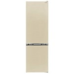 Frigorifero Libera Installazione Combinato Classe E No Frost Altezza 201 cm Beige - Sabbia Sharp SJ-FBA12DMXJE