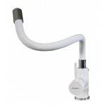 Miscelatore monocomando a canna alta con doccetta in gomma flessibile finitura bianco AQUASNAKE SCHOCK SXSNAKEWH