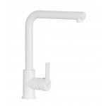 Miscelatore cucina monocomando con canna alta a ponte finitura bianco assoluto AQUATOWN SCHOCK SXTOWN01