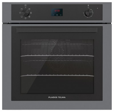 Forno da Incasso Multifunzione Elettrico 60 cm FIDIG code 42 Termo Ventilato Classe A ULTRAMETAL Titanio Plados FIDIG-42