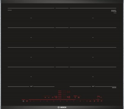 Piano Cottura da Incasso Induzione 60 cm 4 Zone Extended FlexZone Serie 8 Bosch PXY675DE3E