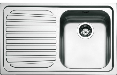 Lavello da Incasso 1 Vasca con Gocciolatoio Inox Smeg SP791S-2 