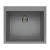 Lavello Quadra 105 57x50 1 Vasca Light Grey 97 Elleci LKQ10597 