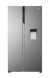 Frigorifero side by side Libera installazione 2 Porte Classe D Total No frost Finitura Platinum Inox Dispenser di acqua SBS 90 Serie 5 Haier HSR5918DWMP