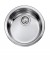 Lavello 1 Vasca Tonda Sopratop diametro 435 mm Acciaio Inox VINTAGE SATINATO Plados LISP000431S