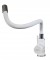 Miscelatore monocomando a canna alta con doccetta in gomma flessibile finitura bianco AQUASNAKE SCHOCK SXSNAKEWH