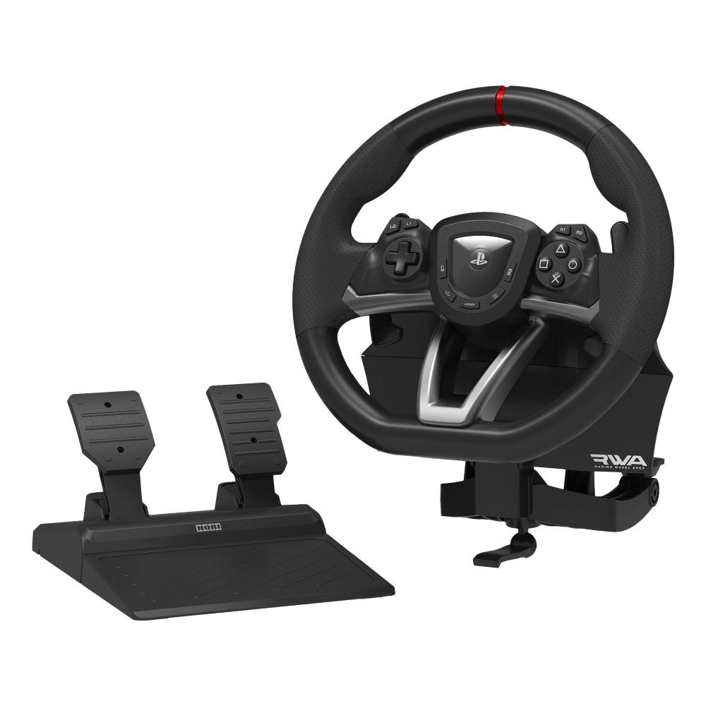 Volante e pedaliera simulatore guida MULTIPIATTAFORMA Racing Wheel Apex  Black SPF 004U