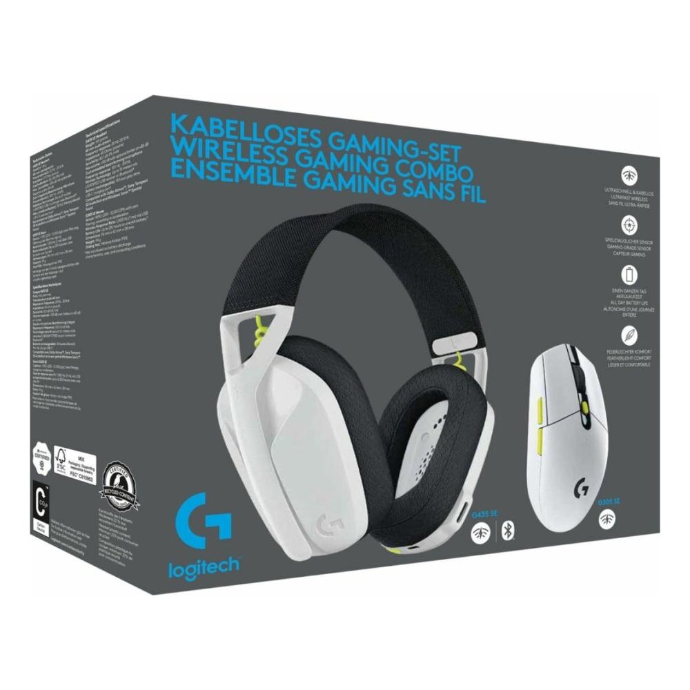 Cuffie gaming G SERIES Bundle Wireless Combo Special Edition White e Black  981 001230