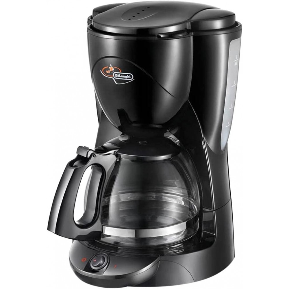 DeLonghi ICM2.1B Macchina da Caffè Filtro Americano, 1,5 litri, caraffa in  vetro, colore nero