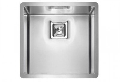 Lavello da Incasso Monovasaca 45 x 45 cm Slim Acciaio Inox Satinato PYPER CM 015322.X0.01.2063 - 015322XCSSP