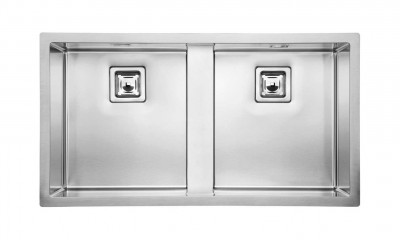 Lavello da Incasso 2 Vasche 94 x 51 cm Sottotop Acciaio Inox Satinato CALYPSO CM 015613.X2.01.2063 - 015613XCSSP