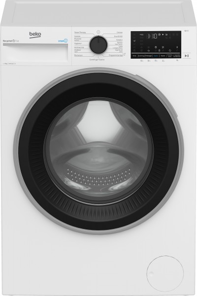 Beko BWU394S Lavatrice Libera Installazione Carica Frontale 9 Kg Classe A Centrifuga 1400 giri/min. Lavaggio a vapore b300 Beyond 