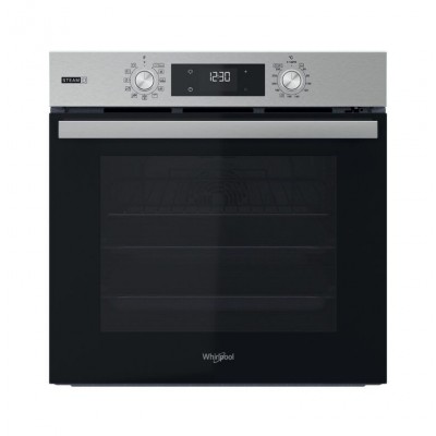 Forno da Incasso Multifunzione Elettrico 60 cm Pirolitico Funzioni Vapore Acciaio Inox Whirlpool OMSR58RU0SX 