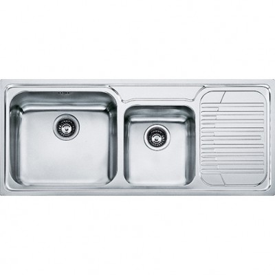 Lavello da Incasso 2 Vasche + Gocciolatoio Destro Inox Franke GAX 621 2 - 85840842 - 101.0017.506