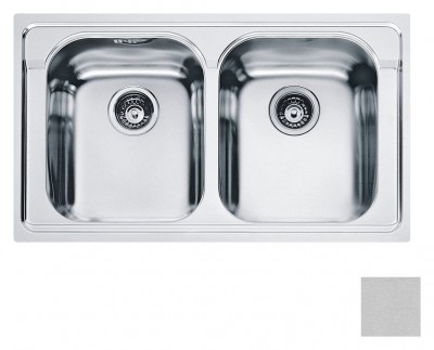 Lavello da Incasso 2 Vasche Inox Microdekor Franke AMT 620 MICRO DEKOR - 8584974 - 101.0021.605