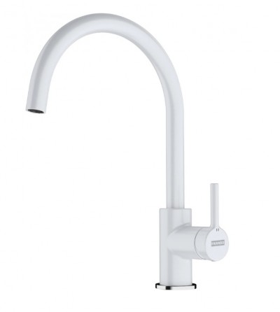 Miscelatore da Incasso Cucina Monocomando Canna Girevole Bianco Franke Lina - 115.0626.024