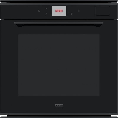 Forno da Incasso Multifunzione Elettrico 60 cm Full Steam Funzioni Vapore Termoventilato Black Steel Display TFT full touch a colori Serie Mythos Black Steel Franke FMY 99 HS BK -  116.0613.707