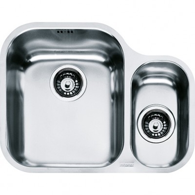 Lavello da Incasso Sottotop 2 Vasche Inox 53 x 40 Armonia AMX 160 Franke 122.0021.448 - 5290654 