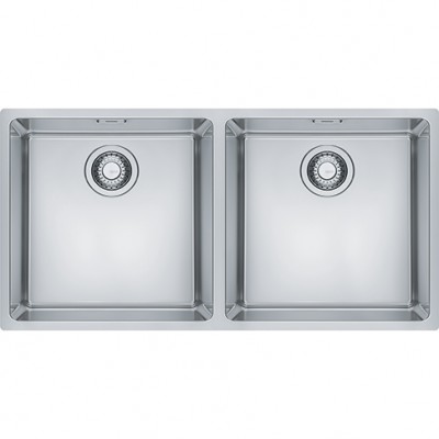 Lavello da Incasso Semifilo - Filotop 2 Vasche Inox 86 x 44 Maris Semifilo - Filotop MRX 220-40-40 Franke 127.0525.283 