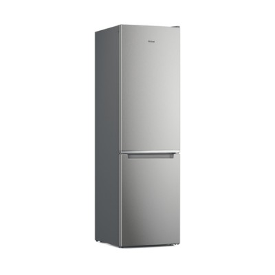 Frigorifero combinato a libera installazione Classe D Total NoFrost Altezza 202 cm Optic Inox Whirlpool W7X 93A OX