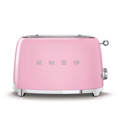 Tostapane 2 Fette Anni 50 Rosa Smeg 50's Style TSF01PKEU