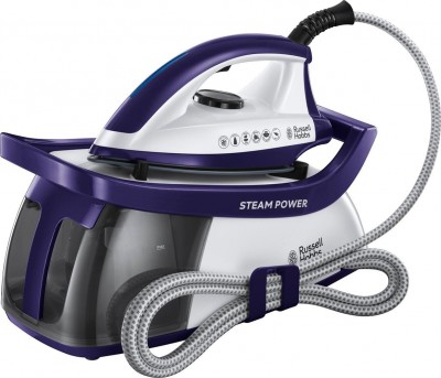 Russell Hobbs 24440-56 ferro da stiro a caldaia 2600 W 1,3 Litri Piastra in Ceramica Viola Bianco