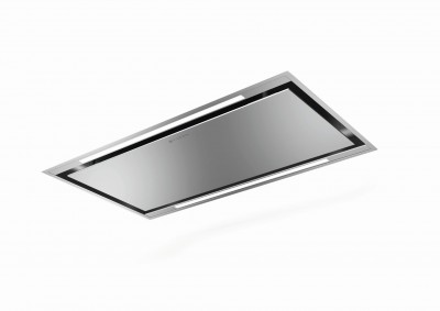 Cappa a Soffitto 90 x 50 cm Finitura Acciaio inox Faber HEAVEN LIGHT PRO X FLAT KL A90 350.0669.937