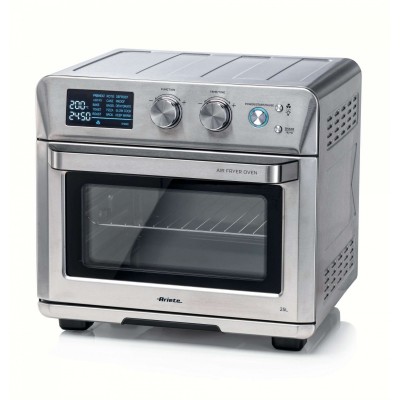 Ariete 4629 Forno + Friggitrice ad Aria 25L, 1700 W, Capacità 25L, 15 funzioni di cottura, Multifunzione, Temperatura fino a 230°, Silver