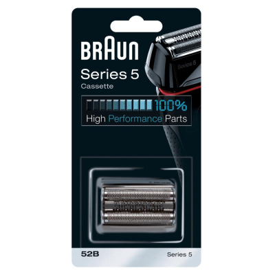 Testina ricambio rasoio SERIE 5 52B Lamina + Coltelli Nero 81626275 Braun