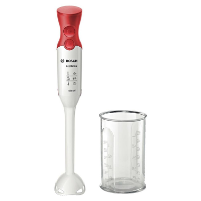 Frullatore immersione ERGOMIXX 450 Bosch MSM64010 Bianco e Rosso